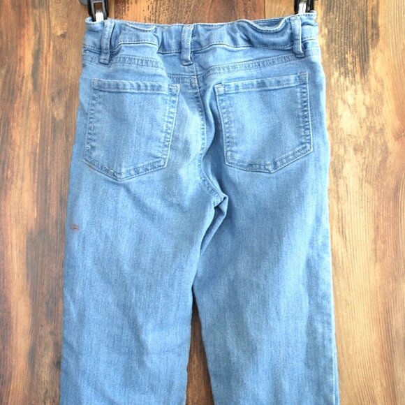 Jumping Beans Girl's Jeans Size 10R Skinny Adjustable Waist - Picture 4 of 8